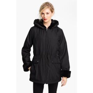 Marc Andrew Marc Faux Fur Lined Lodge Anorak Coat